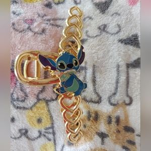 Disney's stitch gold claw hair clip